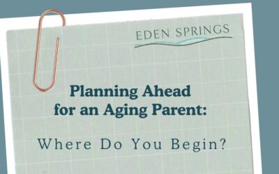 Planning Ahead for an Aging Parent: Where Do You Begin?